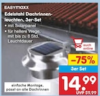 Edelstahl Dachrinnenleuchten im Angebot bei Netto Marken-Discount in Erlangen Edelstahl Dachrinnenleuchten Angebote von EASYmaxx bei Netto Marken-Discount Erlangen für 14,99 €