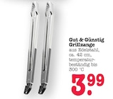 Grillzange im Angebot bei E center in Baden-Baden Grillzange Angebote von Gut & Günstig bei E center Baden-Baden für 3,99 €