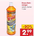 Rohrreiniger im Angebot bei Netto Marken-Discount in Gronau Rohrreiniger Angebote von Drano bei Netto Marken-Discount Gronau für 2,99 €