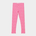 Legging long élastiqué coton rose fushia fille - LH en promo chez La Halle Legging long élastiqué coton rose fushia fille - LH dans le catalogue La Halle