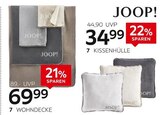 Wohndecke „Uni-Doubleface“oder Kissenhülle „Uni-Doubleface“ von Joop! im aktuellen XXXLutz Möbelhäuser Prospekt für 34,99 €