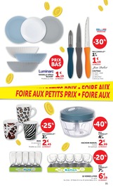 Promos Vaisselle dans le catalogue "L'ANNIVERSAIRE GAGNANT DES MAGASINS U" de Hyper U Vaisselle en promo dans le catalogue Hyper U à la page 35