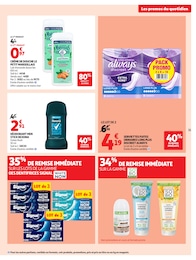 Prix et réduction Always dans le prospectus Auchan Supermarché en cours Offre Always dans le catalogue Auchan Supermarché du moment à la page 31