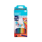 12 crayons de couleur - CARREFOUR en promo chez Carrefour Market 12 crayons de couleur - CARREFOUR dans le catalogue Carrefour Market