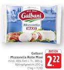 Mozzarella Rolle Maxi Angebote von Galbani bei EDEKA Mannheim für 2,22 €