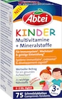 Multivitamine für Kinder Schmelztabletten 75 St von Abtei für 4,95 € bei dm-drogerie markt im Angebot Multivitamine für Kinder Schmelztabletten 75 St von Abtei im aktuellen dm-drogerie markt Prospekt