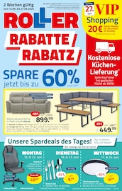 Büromöbel im ROLLER Prospekt in Witten Aktueller ROLLER Prospekt mit Büromöbel, "ROLLER RABATTE RABATZ", Seite 1