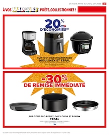 Promo Tefal dans le catalogue Carrefour du moment à la page 19