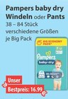 Baby Dry Windeln im V-Markt Prospekt Baby Dry Windeln von Pampers im aktuellen V-Markt Prospekt für 16,99 €