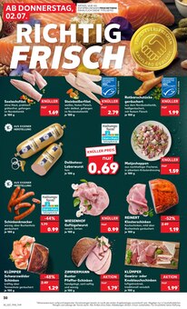 Mettwurst im Kaufland Prospekt "Hier bin ich richtig" mit 75 Seiten (Nürnberg)