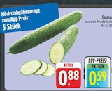 EDEKA Schweinfurt - Salatgurke Angebot im Prospekt Salatgurke bei EDEKA im Schweinfurt Prospekt für 0,59 €