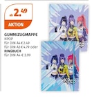 Gummizugmappe für DIN A4 für 2,49 € bei Müller im Angebot Gummizugmappe für DIN A4 im aktuellen Müller Prospekt