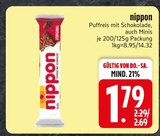 Puffreis mit Schokolade von nippon im aktuellen EDEKA Prospekt für 1,79 €