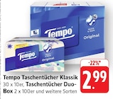 Aktuelle Taschentücher Angebote bei EDEKA in Mannheim Aktuelles Taschentücher Klassik Angebot bei EDEKA in Mannheim ab 2,99 €