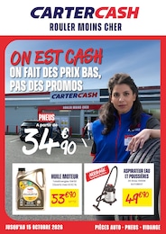 Catalogue CarterCash à Yvré-l'Évêque, avec 1 page Prospectus CarterCash à Yvré-l'Évêque, "ON EST CASH ON FAIT DES PRIX BAS, PAS DES PROMOS", 1 page, 04/09/2026 - 30/09/2026