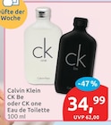 CK Be oder CK one Eau de Toilette von Calvin Klein für 34,99 € bei budni im Angebot CK Be oder CK one Eau de Toilette von Calvin Klein im aktuellen budni Prospekt