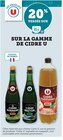 Super U Saint-Félix-de-Sorgues - Promo 20% versés sur ma Carte U u sur la gamme de cidre U Promo 20% versés sur ma Carte U u sur la gamme de cidre U à dans le catalogue Super U à Saint-Félix-de-Sorgues