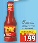 Würzsaucen von Maggi für 1,99 € bei E center im Angebot Würzsaucen von Maggi im aktuellen E center Prospekt