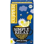 Kräutertee, Simply Relax mit Kamille, Zitrone & Honig (20 Beutel) im dm-drogerie markt Prospekt Kräutertee, Simply Relax mit Kamille, Zitrone & Honig (20 Beutel) von Cupper im aktuellen dm-drogerie markt Prospekt für 2,95 €