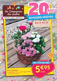 Catalogue Les Compagnons des saisons "20 ANS DE PASSION VÉGÉTALE" à Guipry et alentours, 12 pages, 13/03/2026 - 23/03/2026