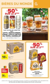 Promotion Leffe dans le prospectus Carrefour, valable du 13/07/2026 au 27/07/2026 Promo Leffe dans le catalogue Carrefour du moment à la page 9