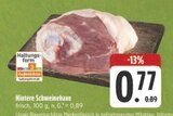 EDEKA Flachslanden - Hintere Schweinehaxe Angebot im Prospekt Hintere Schweinehaxe bei EDEKA im Flachslanden Prospekt für 0,77 €