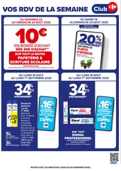 Promos Dove dans le catalogue "70 % D’ÉCONOMIES SUR UNE SÉLECTION DE PRODUITS D'HYGIÈNE" de Carrefour à la page 6