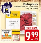 Aktuelles Rindergulasch Angebot bei E center in Wuppertal ab 9,99 €