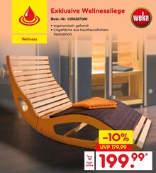 Exklusive Wellnessliege bei Netto Marken-Discount in Hagen Exklusive Wellnessliege im Angebot bei Netto Marken-Discount Hagen für 179,99 €