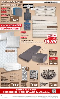Bettdecke im aktuellen Kaufland Prospekt (Wiesbaden) Bettdecke im Kaufland Prospekt "EXTRA-ANGEBOTE" mit 8 Seiten (Wiesbaden)