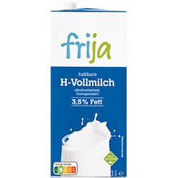 Frischmilch 3,5 % oder H-Milch 3,5 %