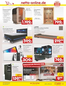 Boxspringbett im Netto Marken-Discount Prospekt "Aktuelle Angebote" mit 59 Seiten (Hamburg)