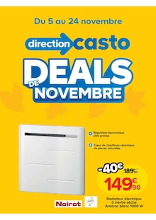 Prospectus Castorama en cours, "DEALS DE NOVEMBRE", page 1 sur 1