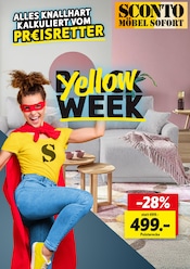 Aktueller Sconto SB Prospekt mit Kleiderschrank, "yellow WEEK", Seite 1