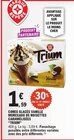 Cones glacés vanille morceaux de noisettes caramélisées - TRIUM dans le catalogue E.Leclerc