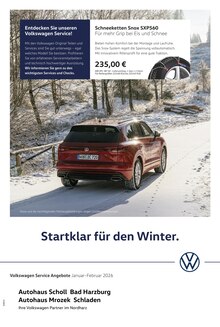 Volkswagen Prospekt Startklar für den Winter mit 1 Seite