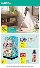 Promos Aspirateur Balai dans le catalogue "Carrefour market" de Carrefour Market Aspirateur Balai en promo dans le catalogue Carrefour Market à la page 46