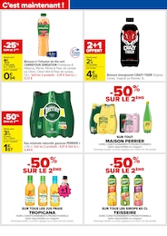 Prix et réduction Teisseire dans le prospectus Carrefour en cours Offre Teisseire dans le catalogue Carrefour du moment à la page 56