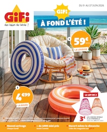 Catalogue Gifi à Thionville, avec 24 pages Prospectus Gifi à Thionville, "À FOND L'ÉTÉ !", 24 pages, 09/06/2026 - 17/06/2026