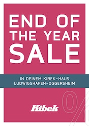 Aktueller Kibek Möbel & Einrichtung Prospekt in Weidenthal und Umgebung, "END OF THE YEAR SALE" mit 18 Seiten, 26.12.2025 - 31.12.2025