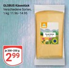 Käsestück von Globus im aktuellen GLOBUS Prospekt