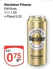 Pilsener im Angebot bei GLOBUS in Krefeld Pilsener Angebote von Warsteiner bei GLOBUS Krefeld für 0,75 €