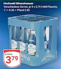 Aktuelle Mineralwasser Angebote bei GLOBUS in Mannheim Aktuelles Mineralwasser Angebot bei GLOBUS in Mannheim ab 3,79 €