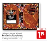 EDEKA Bermatingen - Grillspaß Zarte Paprika-Schwenksteaks Angebot im Prospekt Grillspaß Zarte Paprika-Schwenksteaks bei EDEKA im Bermatingen Prospekt für 1,19 €