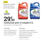 Espace Emeraude Briec - Promo Carburant prêt à l'emploi 2 temps 5 L Promo Carburant prêt à l'emploi 2 temps 5 L à 29,90 € dans le catalogue Espace Emeraude à Briec