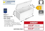 Kühl-/ Gefriertruhe Angebote bei METRO Koblenz für 392,69 €