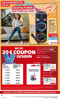Fernseher im Kaufland Prospekt "Aktuelle Angebote" mit 62 Seiten (Remscheid)