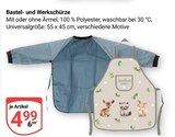 GLOBUS Mühldorf - Bastel- und Werkschürze mit Ärmel Angebot im Prospekt Bastel- und Werkschürze mit Ärmel bei GLOBUS im Mühldorf Prospekt für 4,99 €