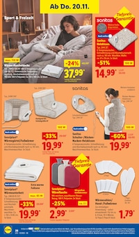 Matratze Angebot im Lidl Prospekt, gültig von 17.11.2025 bis 22.11.2025 Matratze Angebot im aktuellen Lidl Prospekt auf Seite 44