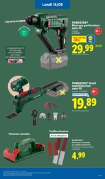 Prix et réduction Feuille Abrasive dans le prospectus Lidl en cours Offre Feuille Abrasive dans le catalogue Lidl du moment à la page 53